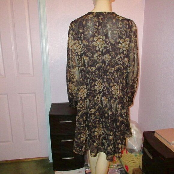 Y2K Torrid Babydoll Top Size 1X Tunic Faux Wrap Whimsigoth Fairy Grunge Witchy - Picture 7 of 12